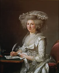 フランス語  女性の肖像 ある女性の肖像