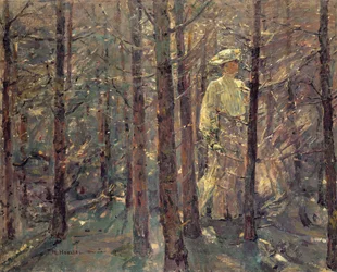 森の中の女、1906