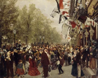 1870年7月31日、ヴィルヘルム1世の軍への出発
