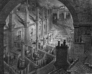 1872年にロンドンで鉄道で