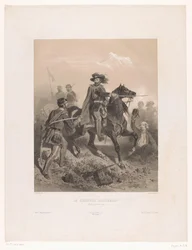 ヴァレーゼの戦いでの指揮官としてのジュゼッペ・ガリバルディ将軍 Le Général Garibaldi (オブジェクトのタイトル)