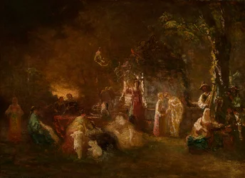 シャンペトル祭 1844-86年頃 油彩・カンヴァス