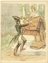 Le Rire』264号に掲載されたAdolphe dit Willette（1857-1926）のイラスト。