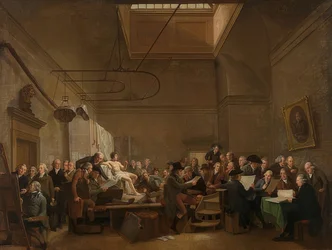 Felix Meritis Societyの応接室。 1801