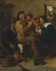 喫煙者、1636年頃