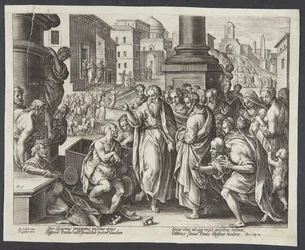 聖パウロはリストラで足の不自由な人を癒す