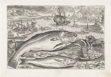 ビーチで 2 匹の魚 釣り（連載タイトル） Piscium v​​ivae アイコン (シリーズ タイトル)
