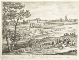 ベテューンの眺め（左シート） Vue de la Ville de Bethune en Artois (オブジェクトのタイトル)
