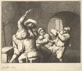 ナイフ・スラスト、1610-85。