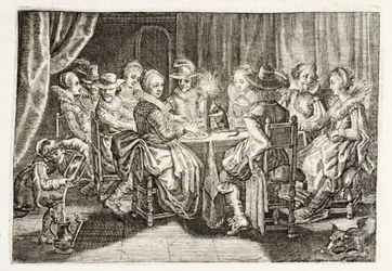 習慣は角質を作る、ヨハネス・デ・ブルネ（1589-1658）による「ジンネ・ヴェルクの紋章」のイラスト、ヤン・ジェイコブス・シッパー、アムステルダム、1661