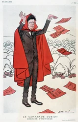 同志ジャック・ドリオ、名誉ある国民 - by Barrère, in the "Fantasio" of 07/07/1925