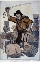 Théodore Roosevelt - Barrèreによる1915年9月1日からの "Fantasio "にて。