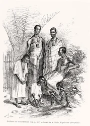 グランバッサムの住民、ルトゥールデュモンド、1868年のイラスト