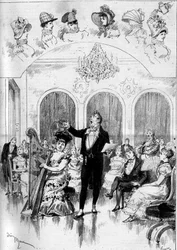 シャルル・ルコック(1832-1918)の音楽とリュドヴィク・ハレヴィ(1834-1908)とアンリ・メイラック(1831-1897)の台本によるオペラ「ジャノ」を、マリー・デクラウザ(1840-1912)（アレクシーナ）、アルフレッド・ジョリー(18. -1891)（シャトーミネ）、ジーン・グラ(18. -1891)とともに上演。