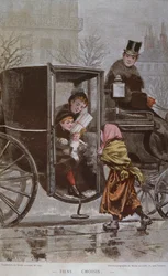 「選んでください」、「Le Monde Illustre」、1890年頃のイラスト