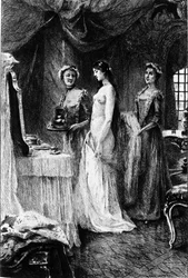 アドリアン・モロー（1843-1906）がフランソワ・マリー・アルエ（1694-1778）の『キャンディード』を描いた版画。