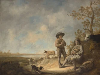 パイピング・シェパーズ、カリフォルニア州。 1643-44。