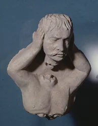 1世紀から4世紀にかけてハダからグレコ仏教様式の首を切り離した悪魔