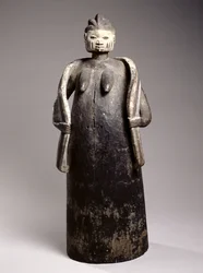 Gelede Body Mask、ヨルバ文化、ベナン共和国（塗装済み木材）