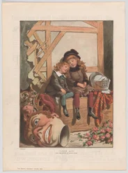 Tired Out」（1885年12月7日、The Graphic Christmas numberより）。