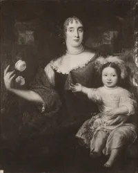 マリア・ファン・ベルッケル（1631-1796）と娘の二重像