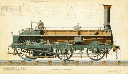 高速機関車、1864