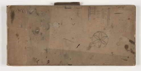 スケッチブック。 1892年