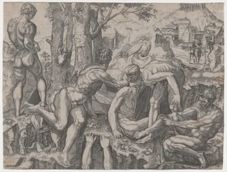 The Climbers, dated 1524.    1187840   ja       japanese Successfully Translated  Original: Album of Calligraphy and Paintings Translat: Album of Calligraphy and Paintings 1310214 ja japanese Successfully Translated Original: Herder bij een schuin overhang
