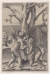 2 つのキューピッド、約。 1519年。