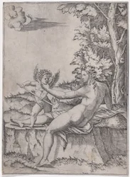 金星とエロス、約。 1514-36。