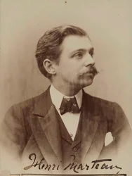 ヴァイオリン奏者で作曲家のアンリ・マルトーの肖像 1874-1934 , 1898.