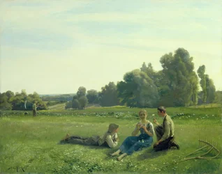 Haymakers at Rest、1890