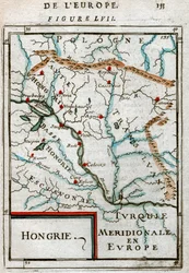 ハンガリーの地図 1683