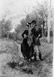 Gustave Flaubert（1821-1880）の小説「Madame Bovary」のイラスト。アルベール・フォーリ（1854-1937）によるイラスト。