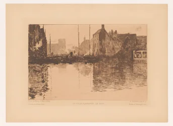 フランダースのハーバービュー En ville Flamande, le soir (オブジェクトのタイトル)