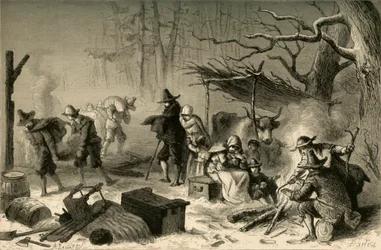 アメリカのイギリス人入植者、1877年。