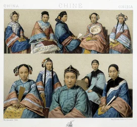 中国における女性のタイプの違い-ラシーネの「歴史的衣装」にて