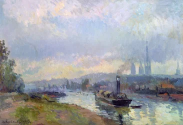 ルーアンのタグボート、1903年