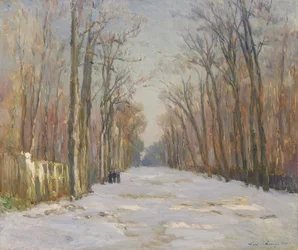 冬の情景、1891年