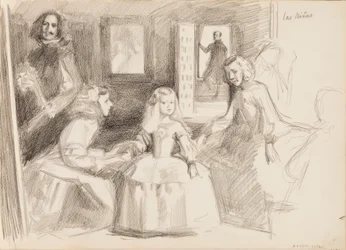 ラス・メニーナス、ディエゴ・ベラスケス以後のスケッチ