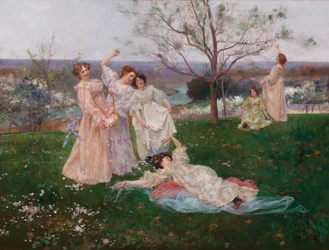 春の花、1897年頃