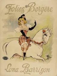 フォリー・ベルジェール。 ロナ・バリソン、c。 1895年。