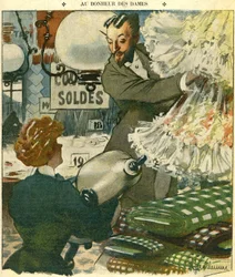 雑誌「Le Rire」1906年12月15日号の挿絵（印刷物）