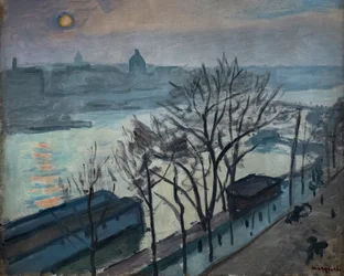 Sol visto através das árvores