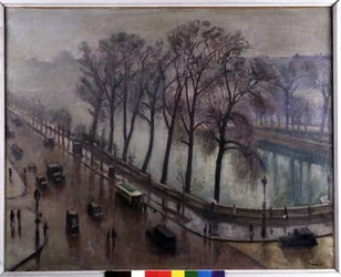 O Quay Conti no outono (óleo sobre tela)