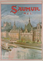Saumur ポスター（カラーリトグラフ）