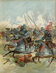 第6次イタリア戦争（1521-1526）。パヴィアの戦い（イタリア）、2月24日