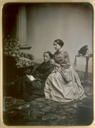 手紙、1850年頃1850年（写真）