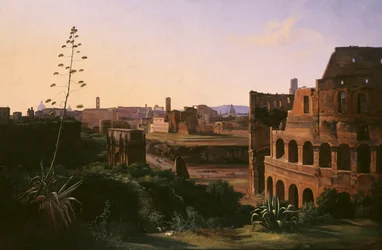 Vista do Coliseu em Roma