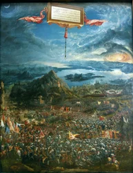 ドイツ語: Historienzyklus: Alexanderschlacht (Schlacht bei Issus) イッソスでのアレクサンダーの戦い